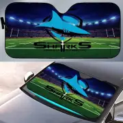 NRL New Cronulla Sharks Rugby League Windcreen Sunshade For Cars & Trucks