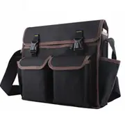 Shoulder Tool Bag 12'' Heavy Duty Hard Work Electrician Hardware Toolkit Strap Oxford Multi Functional Tool Bag