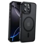 Strong Magnetic case for [10Ft Military-Grade iPhone 16 Pro A1-Black Bumper