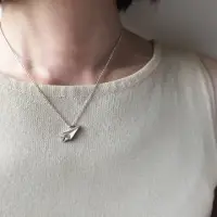 在飛比找momo購物網優惠-【mittag】paper plane a necklace