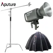 Amaran 300C RGBWW LED Video Light 300W 2500K-7500K + Light Dome III+ C Stand Bag