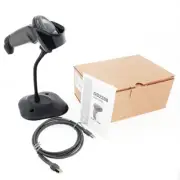 Zebra DS2208 Barcode Scanner Handheld 1D and 2D Imager with Stand and USB Cable