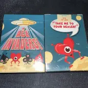 Ace Invaders Playing Cards Poker Size Deck USPCC Custom Limited New Sealed