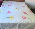 Duvet cover white queen floral Patch work summer Home Bed Sale comforter Shell