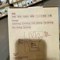 在飛比找蝦皮購物優惠-MUJI 無印良品 聚乙烯手套 左右手通用手套 手扒雞手套 