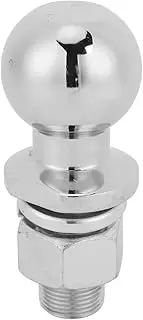 5000lbs Hitch Ball, 2in Trailer Hitch Ball with Galvanized Nut and Spiral Locking Washer, Suitable for Trailer, Boat, RV, Pickup, and SUV