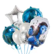 Avatar 2 Helium Foil Balloon Party Supplies Jake Sully Neytiri Tonowari 8pcs Set