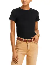 Frame Fitted Crewneck Tee