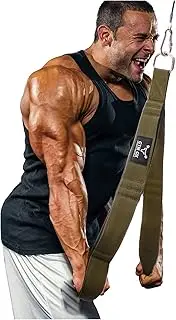 Long Tricep Rope Cable Attachment，Tricep Pull Down Attachment Gym Rope Attachment Tricep Strap Rope Handle