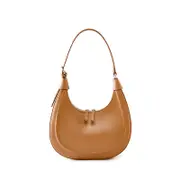 Advanced PU Leather Half Moon Bag Fashion Crescent Underarm Bag New PU Leather Casual One Shoulder Crossbody Bag