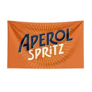 Born Pretty 3x5 Aperols Flag Polyester Printed Alcohol Banner For Decor B 90 x 150cm