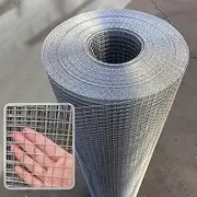 Hardware Cloth, 1/2 Inch Chicken Wire Fence, Welded Wire Mesh Roll, Vegetables Garden Pet Wire Fencing, Chicken Coop, for Ventilation Grille Insect Protection(1.2mx10m(47.2inx32.8ft))