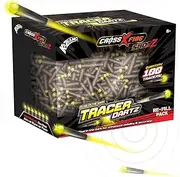 CrossXFire Shotz Foam Refill - 100 Pack Refill Glow-in-The-Dark Foam Darts for Mini Blaster