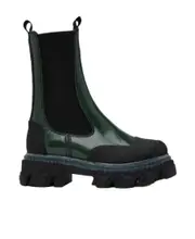 Cleated Mid Chelsea boots 35,36 green