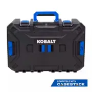Kobalt CASESTACK 21.25-in W x 7-in H x 14-in D Black Plastic Tool Box