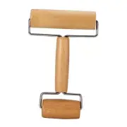 Small Rolling Pin, Wooden Dough Roller, Non-Stick Pizza Roller, Dough Baker