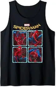 [Marvel] Spider-Man Homecoming Action Portrait Panels Tank Top