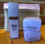 PRAI Ageless Throat Decolletage Creme Cream Serum, Smoother Kit (1 oz) New