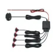 4 Parking Sensor Car Auto Backup Reverse Rear Radar Sound System Alert Alarm Kit (for: Honda Civic)