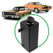SAAS Windscreen Washer Bottle - Black Alloy, Suits Ford, SWT2001B