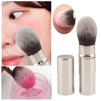 Mini Telescopic Makeup Brush Makeup Tools Powder Blusher Brush Skin Friendly B