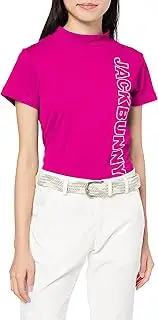 Jack Bunny(ジャックバニー) 263-2267724 Women's Short Sleeve High Neck Shirt (Salitec: Lightweight, Quick Drying), Golf Inner Wear