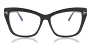 Tom Ford FT5826-B Blue-Light Block 001 Women’s Glasses Black Size 55 - Private Health Rebate - Blue Light Block Available