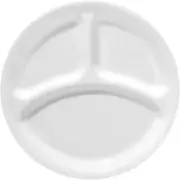 CORELLE Livingware Winter Frost White 10-1/4" Divided Dinner Plate, 1 pack