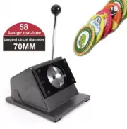 70mm Graphic Punch Die Cutter Badge Button Maker for 70mm Badge