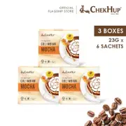 Chek Hup Microground Colombian Mocha Premix Coffee 6 x 23 g