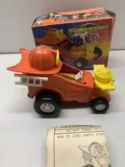 Vintage 1970 Topper Zoomer Boomer Happy Hydrant Truck Pressed Steel