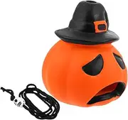 MOLUCKFU Authentic Aztec Death Whistle Pumpkin Loud Human Like Screams Halloween Prank Prop Portable Orange for Spooky Parties and Costumes