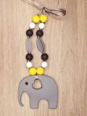 Elephant Sensory Chew Necklace Biting Teething Autism ADHD Kids Chewy Stock Baby