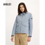 【AIGLE】女抗UV防潑外套AG-4P253A049 淡藍(女裝 抗UV外套 防潑水外套)