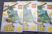 3 X Lego Spiral Bound A4 Notebook 120 Pages 2010 New
