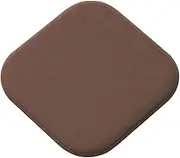 Aliuciku Round Chair Cushions, Soft Memory Foam Seat Cushion for Office Kitchen Patio(B-Brown,50x50cm)