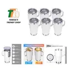 20 oz Tumbler Bulk with Handle Lid and Straw, Stainless Steel Insulated Trave...