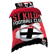 St Kilda Saints Single Doona Cover