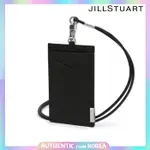 吉麗絲朵 JILL STUART BY JILL STUART [BONNIE] 黑色 LOGO PRINT 牛皮半雙折