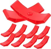 TOYANDONA Elegant Dumbbell Rack Sports Equipment Organizer Quiet Stand for Dumbbells Barbell Holder Weight Storage Rack Red