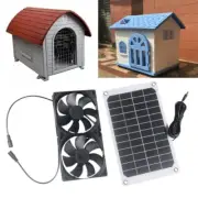 Solar Panel Ventilation Kit 10W with High Speed Cooling Fan for Small Structures