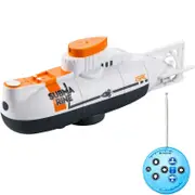 Catzon Mini RC Submarine Rechargeable Diving Toy for Boys and Girls-White