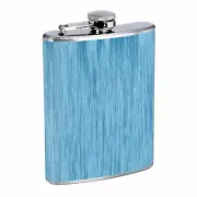 Blue Backdrop Em1 Flask 8oz Stainless Steel Hip Drinking Whiskey
