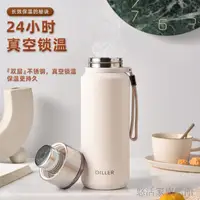 在飛比找樂天市場購物網優惠-保溫杯大保溫杯24小時保溫大容量特大號304不銹鋼工地戶外便