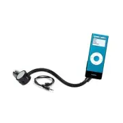 GRIFFIN TUNEFLEX AUX CHARGE PLAY FOR IPOD NANO 2ND GEN BLACK NEW 9556-NTFLXAUX