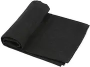 ZXIIXZ Black Linen Needlework Fabric, (59In x 19In) Large Size Linen Fabric Cloth Linen Fabric for Making Garment Craft Upholstery Flower Pot Decoration