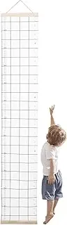 Baby Height Measurement Chart - Hanging Wall Growth Chart Linen Height Ruler | Wall Decor Kids Development Height Chart Decal Decor