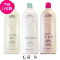 在飛比找Yahoo奇摩購物中心優惠-AVEDA 迷迭薄荷洗髮精1000ml / 純香洗髮菁100