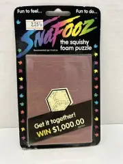 Vintage Snafooz Foam Puzzle Cube 90’s Purple New in package
