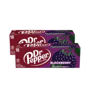 Dr. Pepper BlackBerry 24 Pack Cans - (2) 12-Packs - NEW FLAVOR